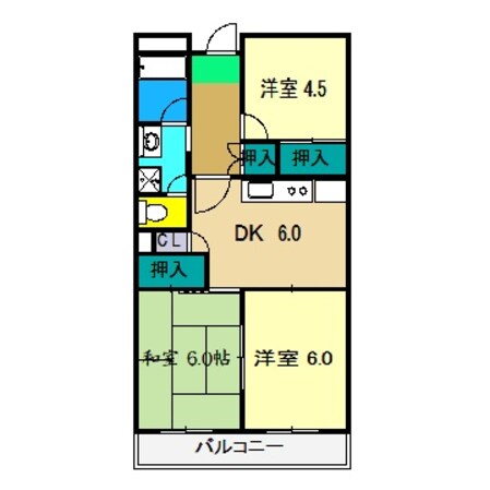 Ricorso JOYAMAの物件間取画像